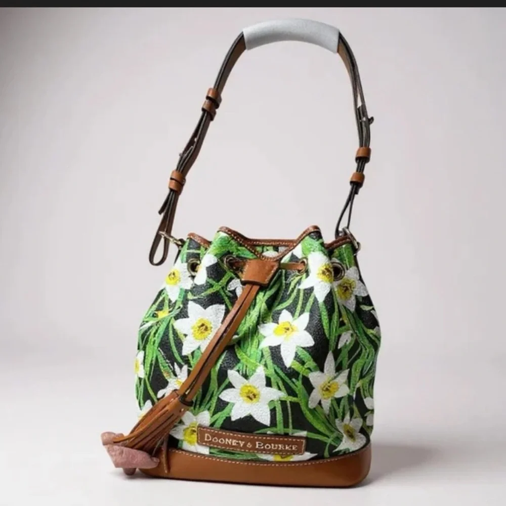 Dooney & Bourke Blue Daffodil bucket set nwt - Picture 3 of 5